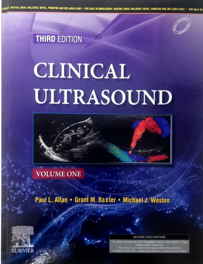 Clinical Ultrasound 2 Volume Sets 3rd Edition 2023